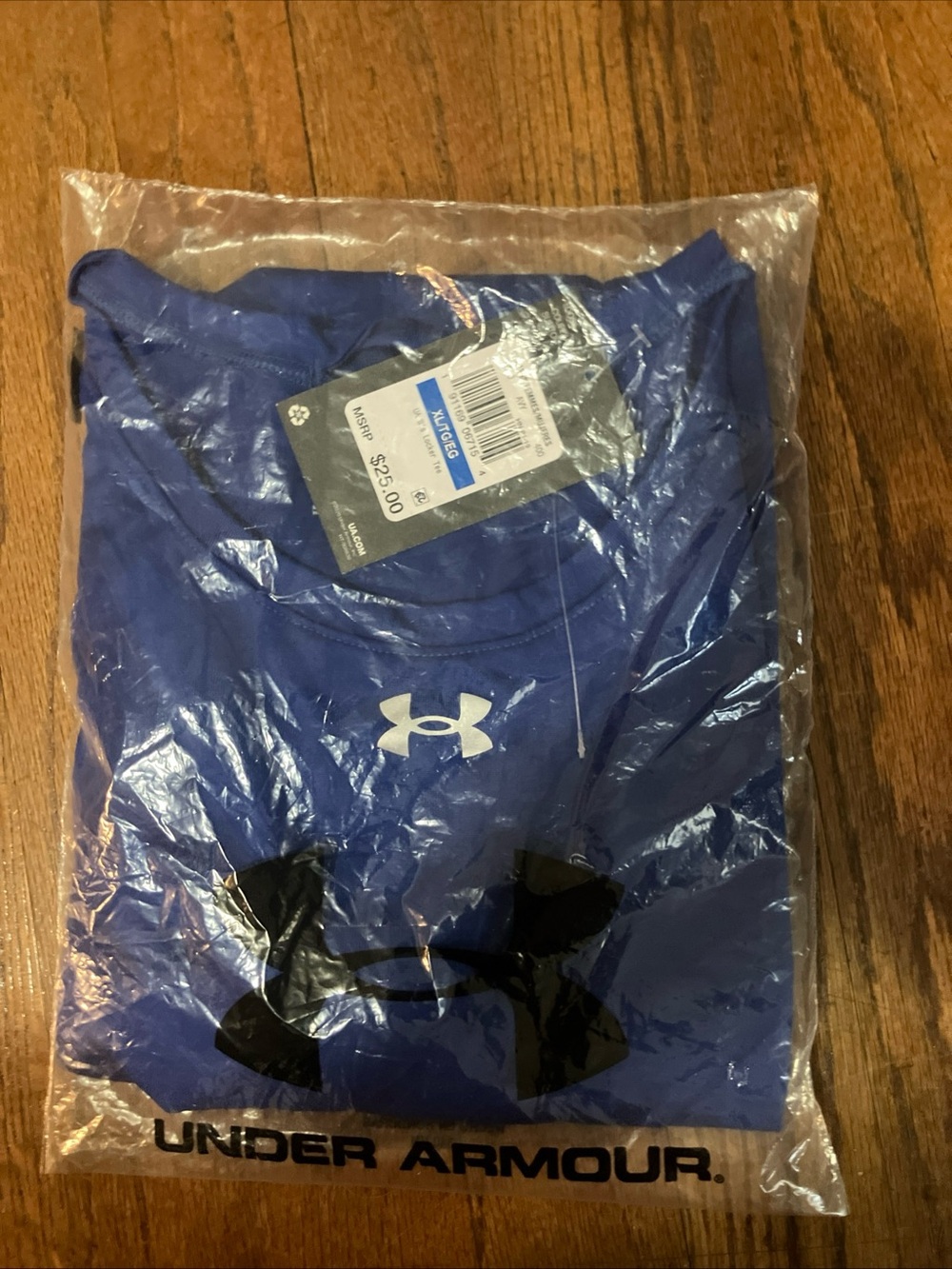 Women's Under Armour UA Loose Fit Tech T-Shirt Blue Size XL